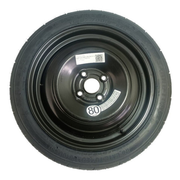 Estepe Toyota Yaris 2022 2023 2024 T125/70 D16 Prateado