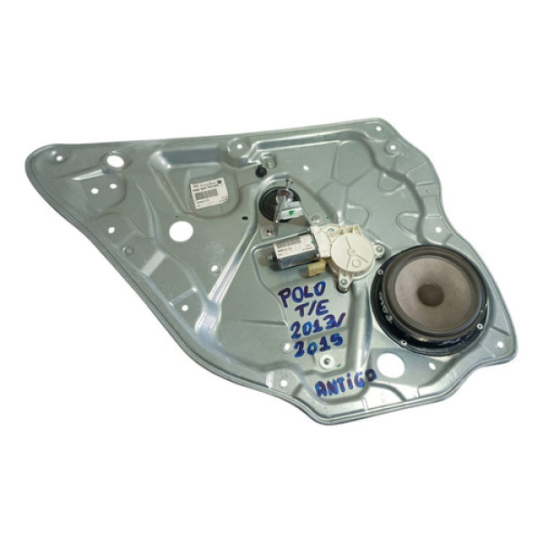Máquina De Vidro Porta Traseira Esquerda Polo 03/2014 Elé