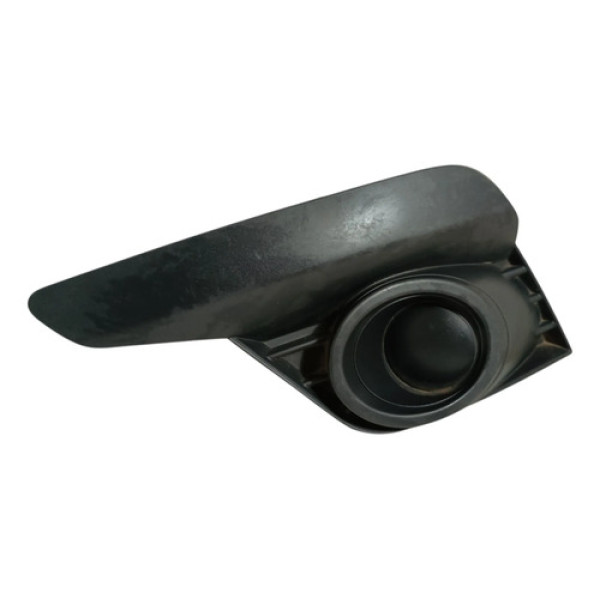 Grade Moldura Parachoque Esq S/ Milha Sandero Logan 20/24 Preto Esquerdo