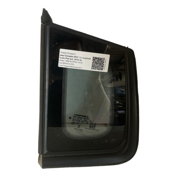 Vidro Lateral Traseiro Esquerdo Compass 2017/