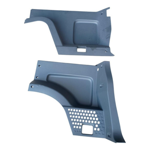 Moldura Dianteira Esq Traseira Dir Fiorino 2014/ Preto