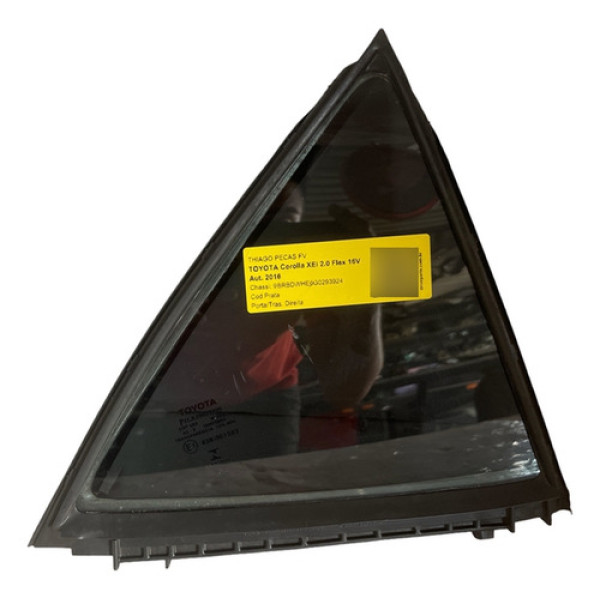 Vidro Porta Traseira Direita (fixo) Corolla 2015 A 2019