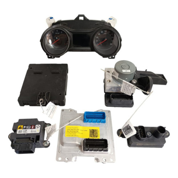 Kit Módulo Injeção Onix 2021 1.0 Lt Turbo Aut S/chave