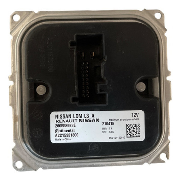 Modulo Xenon Reator  Led Nissan Kicks 260558993e