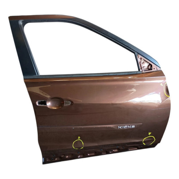 Porta Dianteira Direita Kicks 2017 2018 A 2024 C/detalhe Dianteira Direita