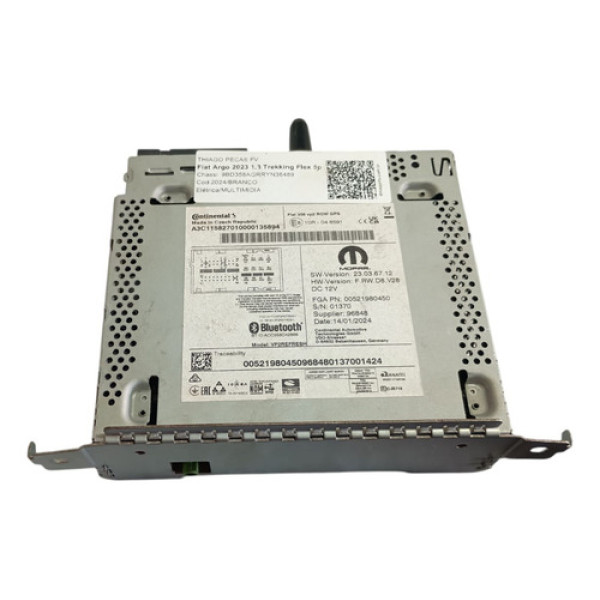 Módulo Multimídia Fiat Cronos Argo Trekking 2020 A 2024