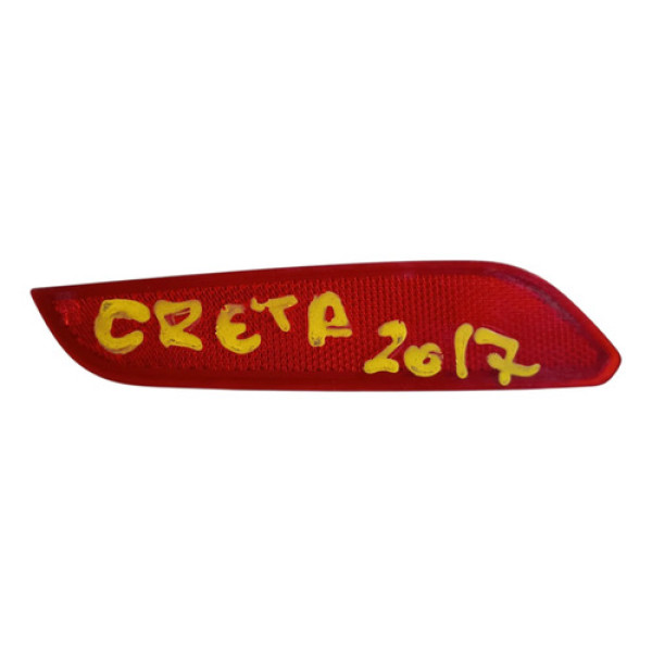 Lente Refletor Parachoque Traseiro Direito Creta 2017 A 2019 Vermelho