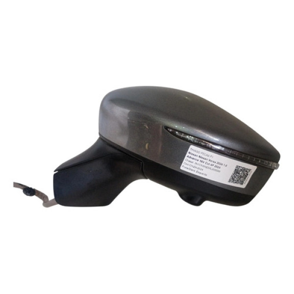 Retrovisor Esquerdo Versa 2021 2022/.. Elétrico C/ Pisca