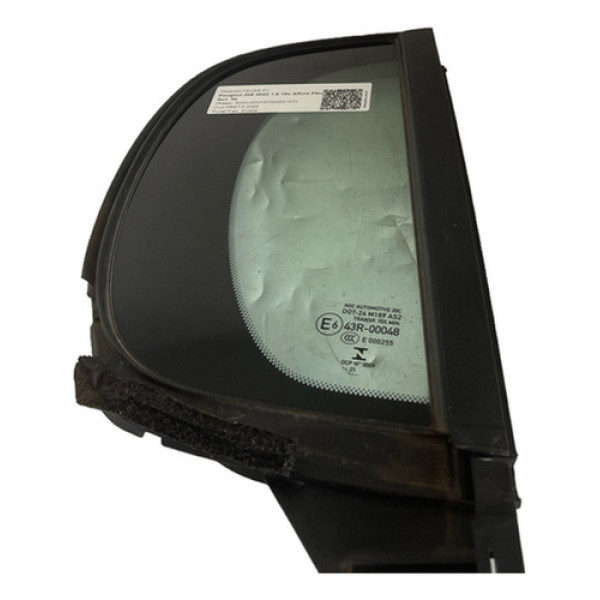 Vidro Porta Traseira Direita (fixo) Peugeot 208 2021/
