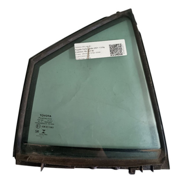 Vidro Porta Traseira Direita (fixo) Yaris Sedan 2019/